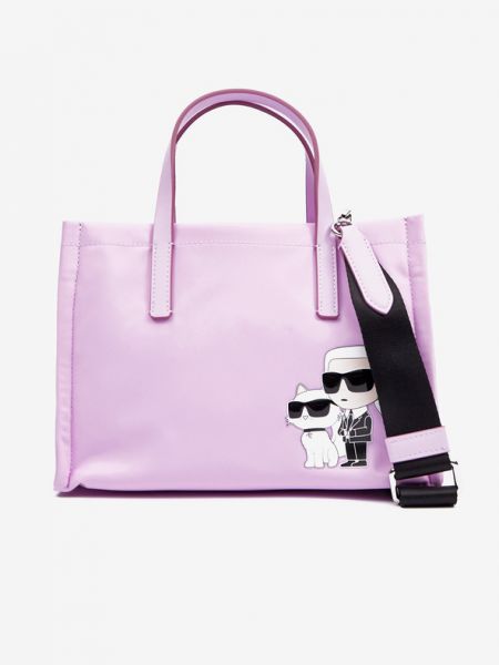 Nylon tasche Karl Lagerfeld lila