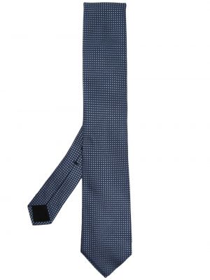 Corbata con estampado geométrico Boss azul