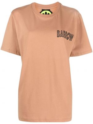 T-shirt mit print Barrow orange