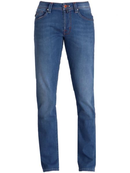 Slim fit stretch-jeans Sartoria Tramarossa blau