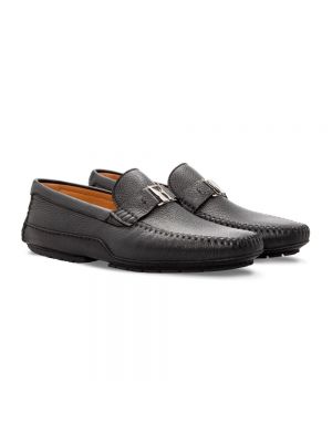 Loafers de cuero Moreschi negro