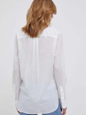 Bavlněné tričko Lauren Ralph Lauren bílé