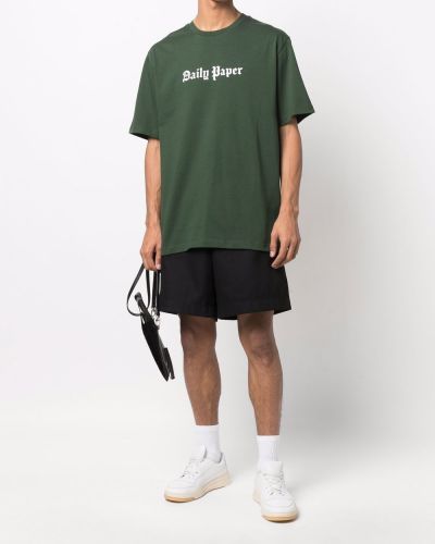 T-krekls ar apdruku Daily Paper zaļš