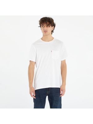 Tričko s krátkými rukávy s kapsami Levi's ® bílé