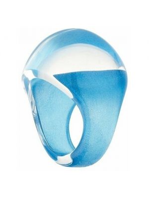 Кольцо Lalique голубой