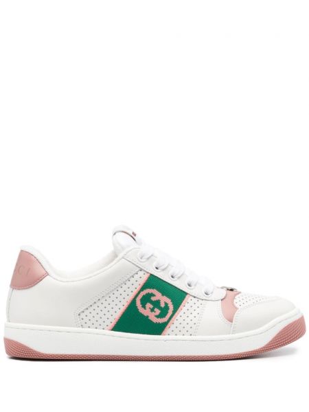 Snørebånd sneakers Gucci Screener hvid