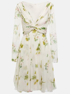 Svilena haljina s cvjetnim printom Giambattista Valli
