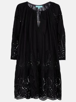 Mini robe en coton Melissa Odabash noir