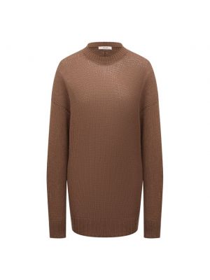 Кашемировый пуловер The Row, коричневый