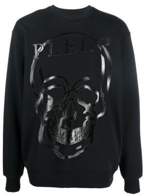 Raštuotas džemperis be gobtuvo Philipp Plein juoda