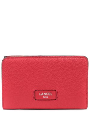 Кожаный кошелек Lancel красный