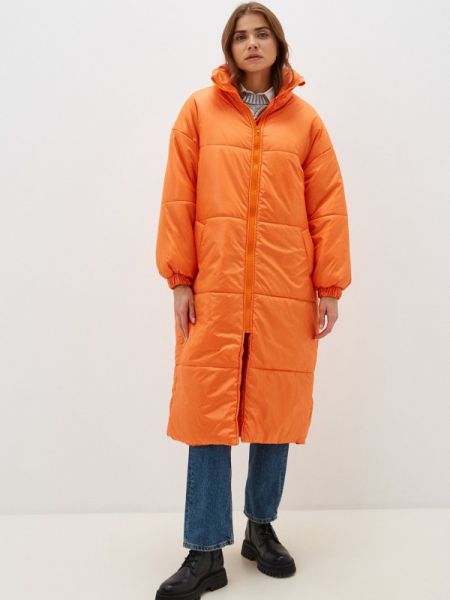 Утепленная демисезонная куртка Juicy Story оранжевая