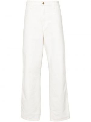 Rovné nohavice Carhartt Wip biela
