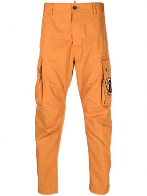 Карго панталони Dsquared2 оранжево