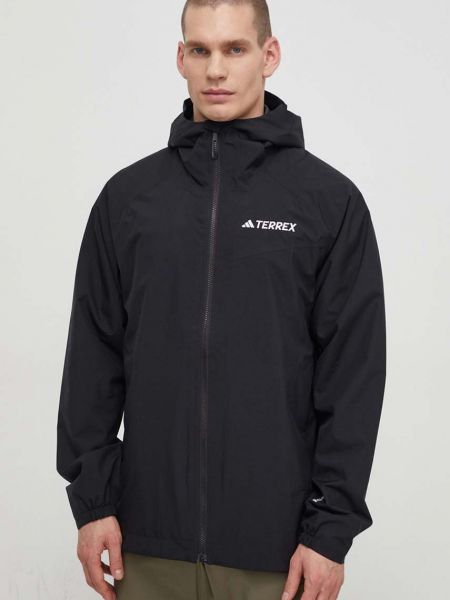 Nepromokavá bunda Adidas Terrex černá