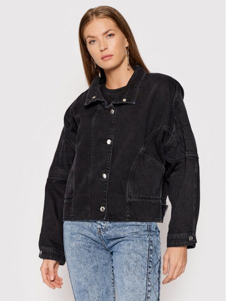 Kurtka jeansowa Norac AP209 Czarny Relaxed Fit Iro