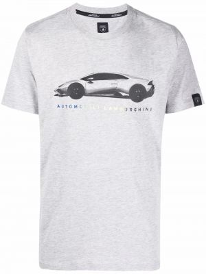 T-shirt Automobili Lamborghini grå