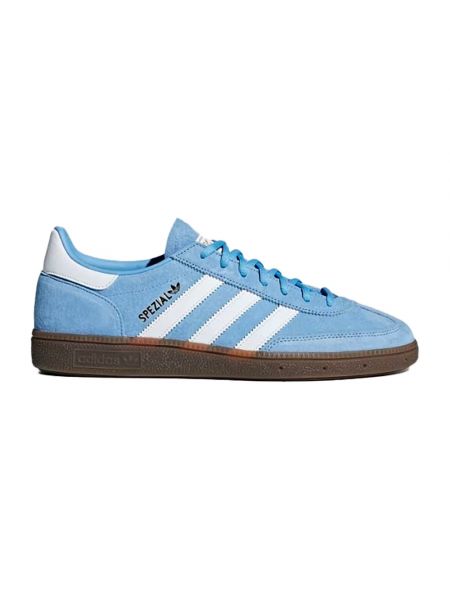 Sneakersy zamszowe z nubuku Adidas Spezial niebieskie