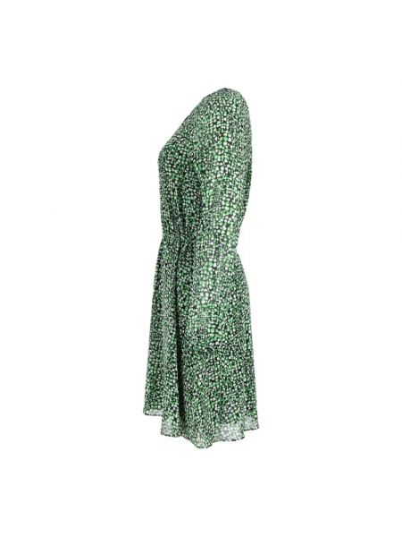 Jedwabna sukienka Michael Kors Pre-owned zielona