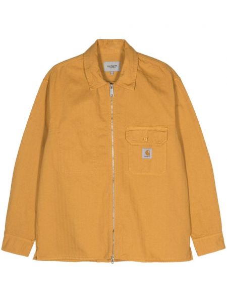 Bavlnená košeľa Carhartt Wip žltá