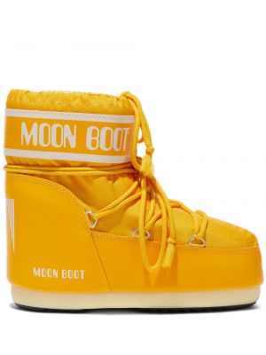 Bottines à imprimé Moon Boot jaune