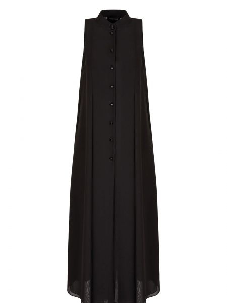 Платье-рубашка Emporio Armani черное