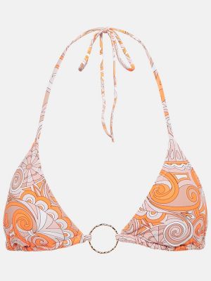 Top con estampado Melissa Odabash naranja