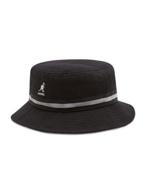 Dryžuotas dryžuotas kepurė su snapeliu Kangol juoda