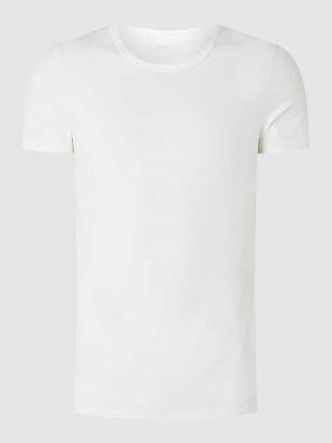 Biała koszulka slim fit Sloggi