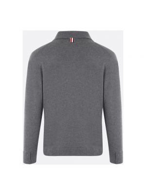 Camisa de lana Thom Browne gris