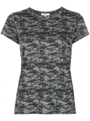 T-shirt con stampa camouflage Rag & Bone grigio