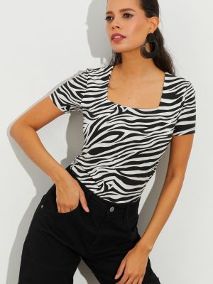 Bluză cu model zebră Cool & Sexy