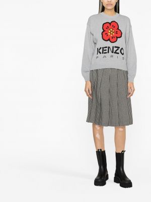 Gėlėtas megztinis Kenzo pilka