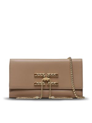 Pisemska torbica Elisabetta Franchi rjava