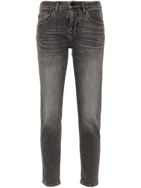 Boyfriendy slim fit Ag Jeans szare