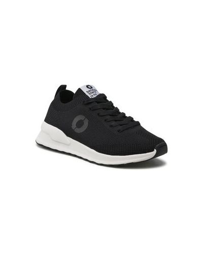 Ecoalf Sneakersy Prinalf Knit Sneakers SHSNPRINC0YR7WS22 Čierna