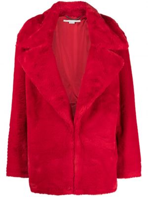 Cappotto corto oversize con motivo a stelle Stella Mccartney rosso