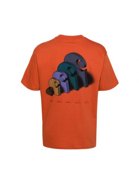 Koszulka Carhartt Wip pomarańczowa