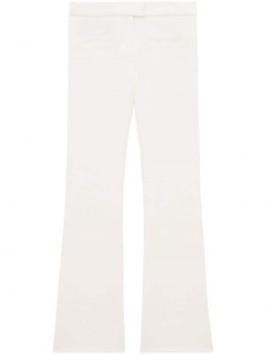 Pantaloni con cerniera Courrèges bianco