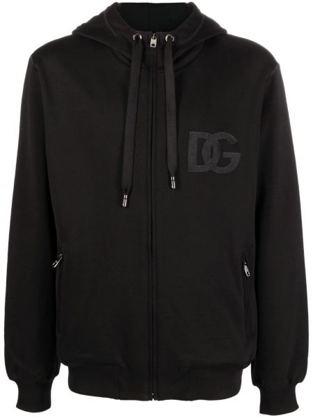 Hoodie s kapuljačom Dolce & Gabbana crna