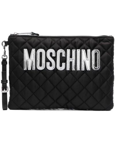 Ватирани чанта тип „портмоне“ Moschino черно