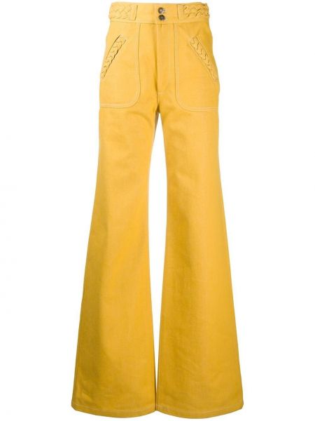 Pantalones bootcut Marc Jacobs amarillo