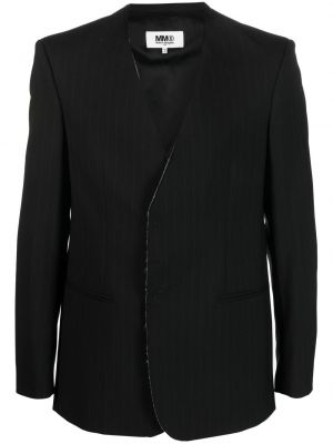 Pruhovaná vesta Mm6 Maison Margiela černá
