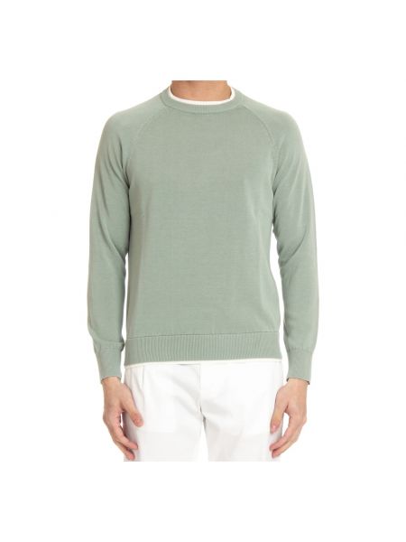 Sweter bawełniany Eleventy zielony