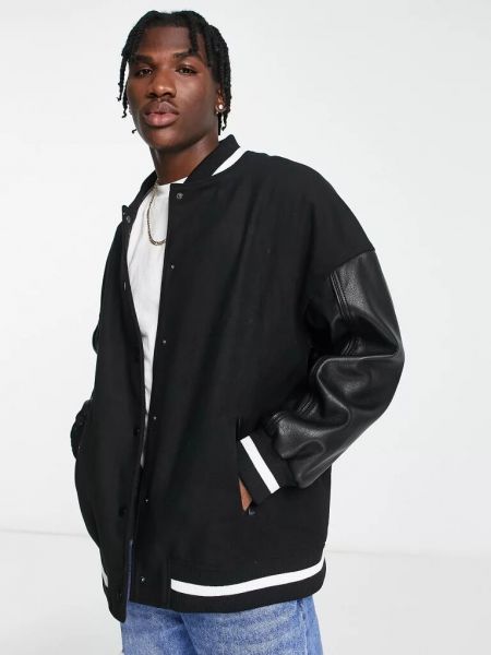 Кожаная куртка из искусственной кожи Urbancode черная