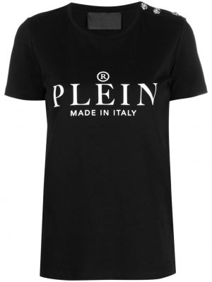 T-shirt con stampa Philipp Plein Nero