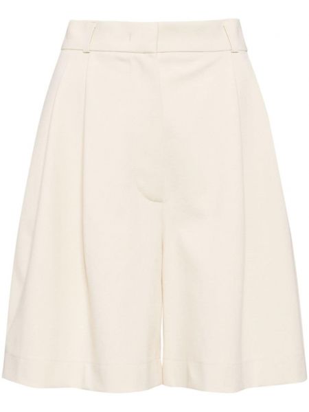 Shorts plissées Harris Wharf London blanc