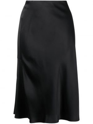 Drapované midi sukně Stella Mccartney černé