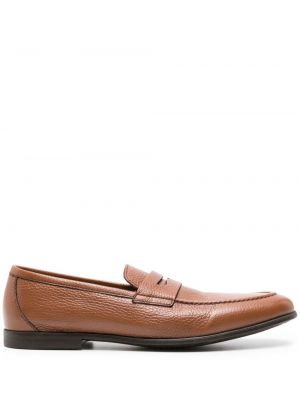 Nahast loafer-kingad Canali pruun