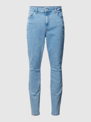 Jeansy skinny z kieszeniami Tommy Jeans Curve niebieskie